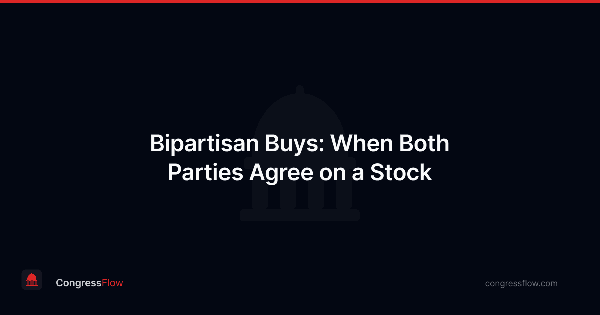 Bipartisan Buys: When Both Parties Agree on a Stock